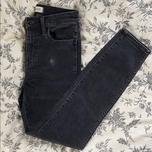 Madewell Black 10” High-Riser Skinny Jeans